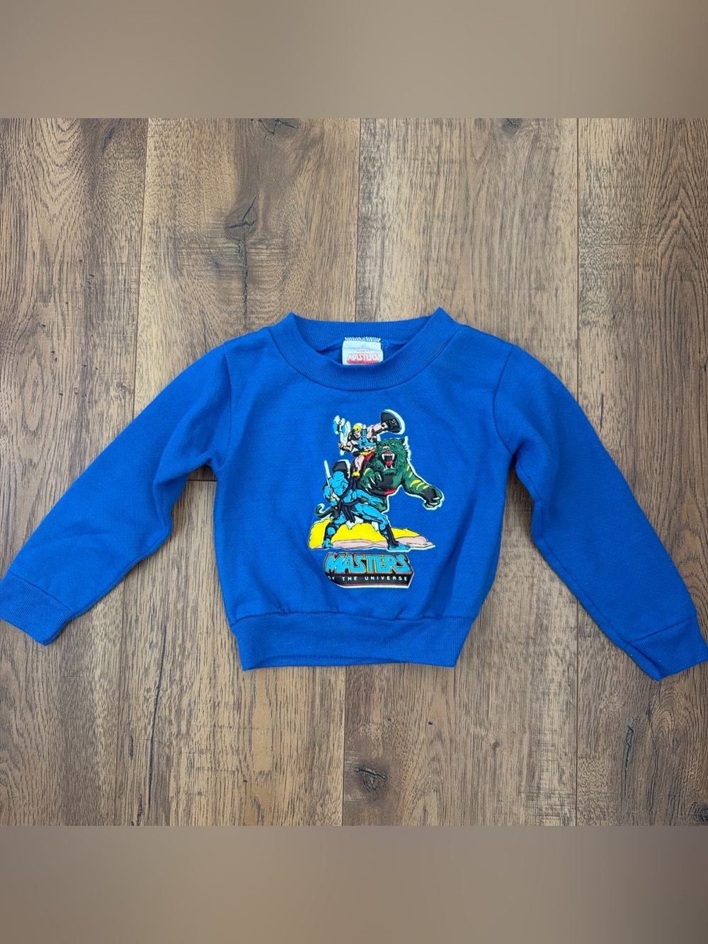 Vintage Masters of the Universe Blue Kids Sweatshirt